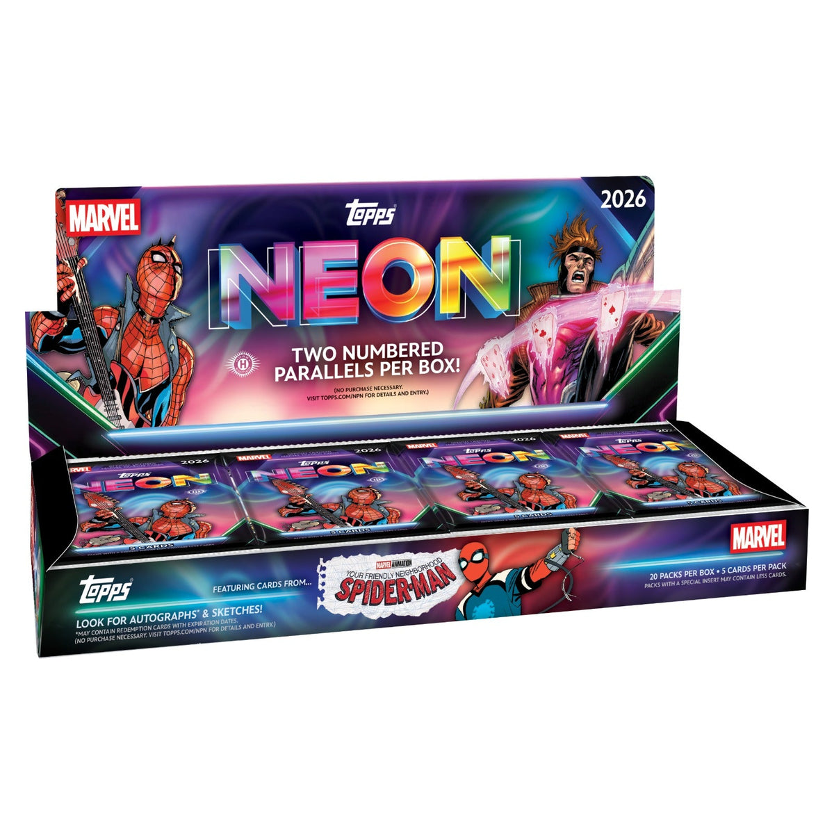 2026 Topps Neon Marvel Presale: Hobby Box vs. Value Box