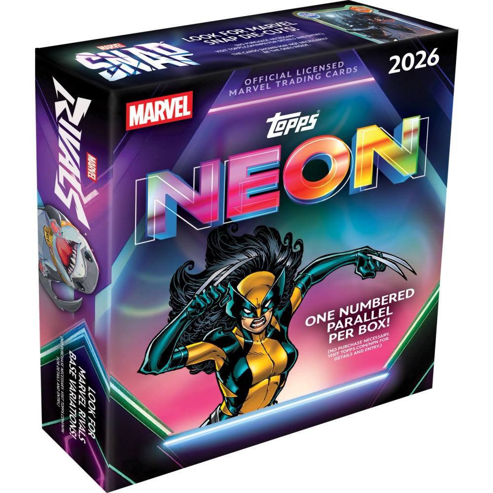2026 Topps Neon Marvel Mega Box