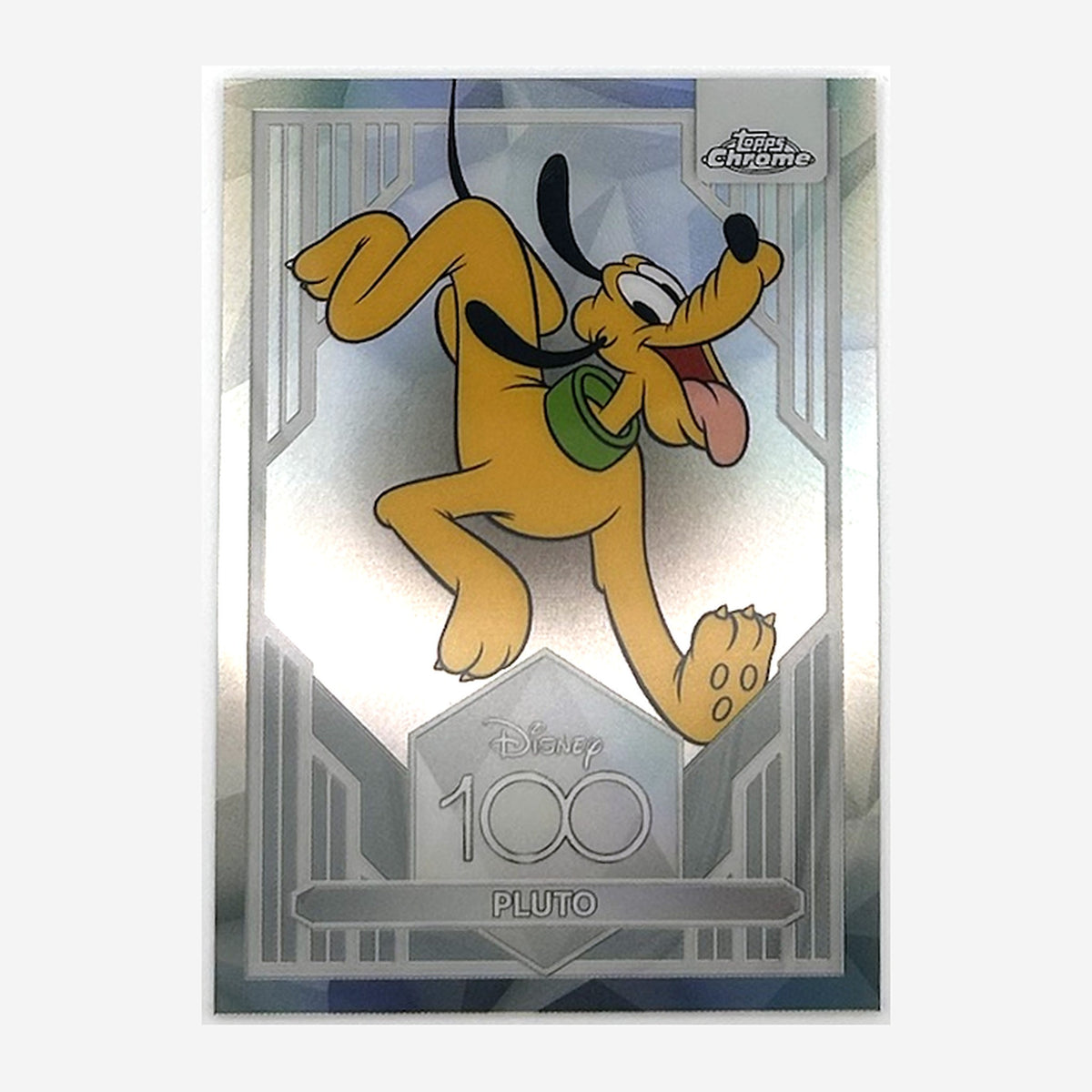 2023 Topps Chrome Disney 100 Pluto #30 Refractor front