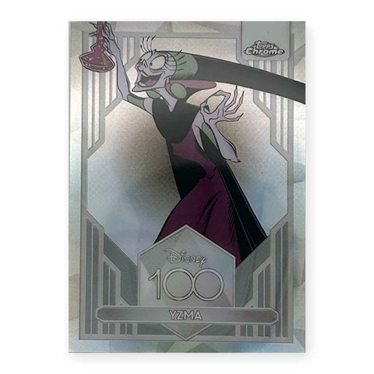 2023 Topps Chrome Disney 100 Yzma #58 Refractor front