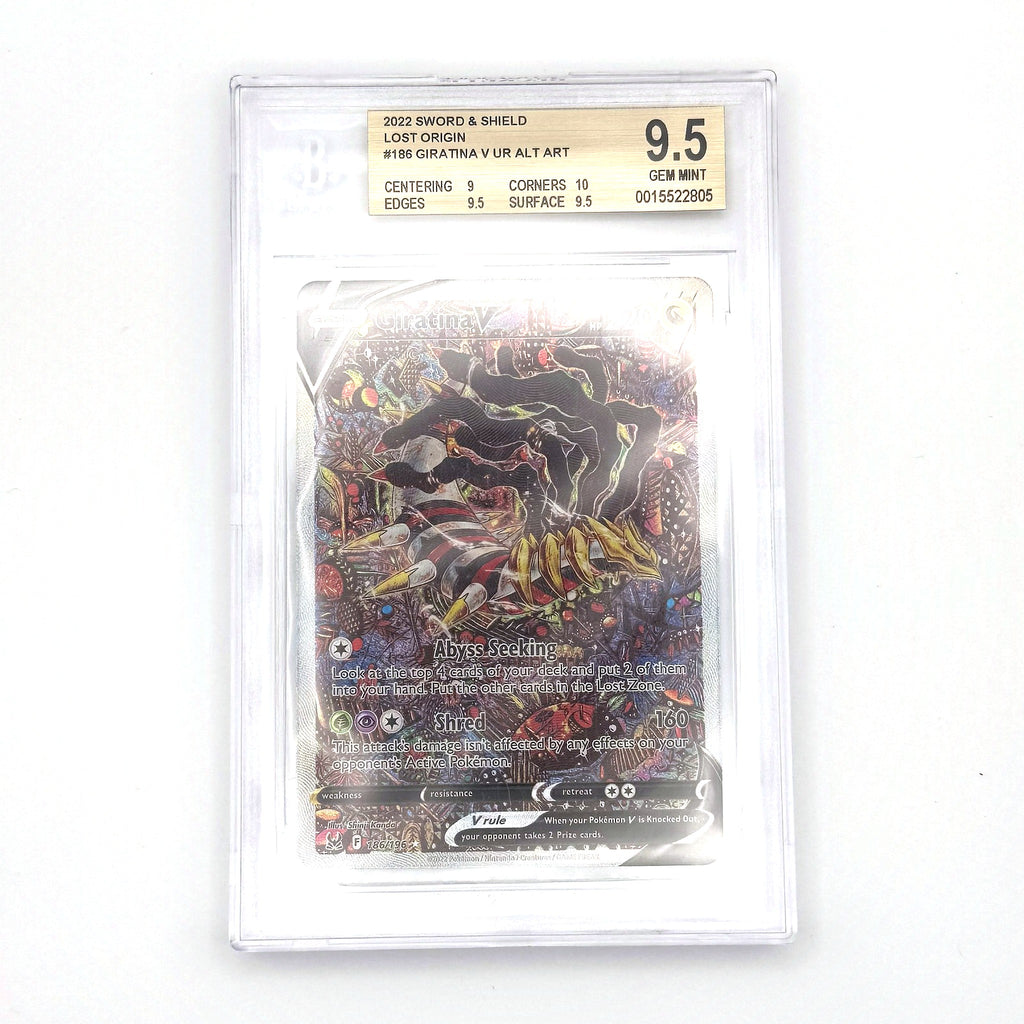 2022 Pokémon Lost Origin Giratina V Alternate Art #186/196 BGS 9.5 Gem Mint