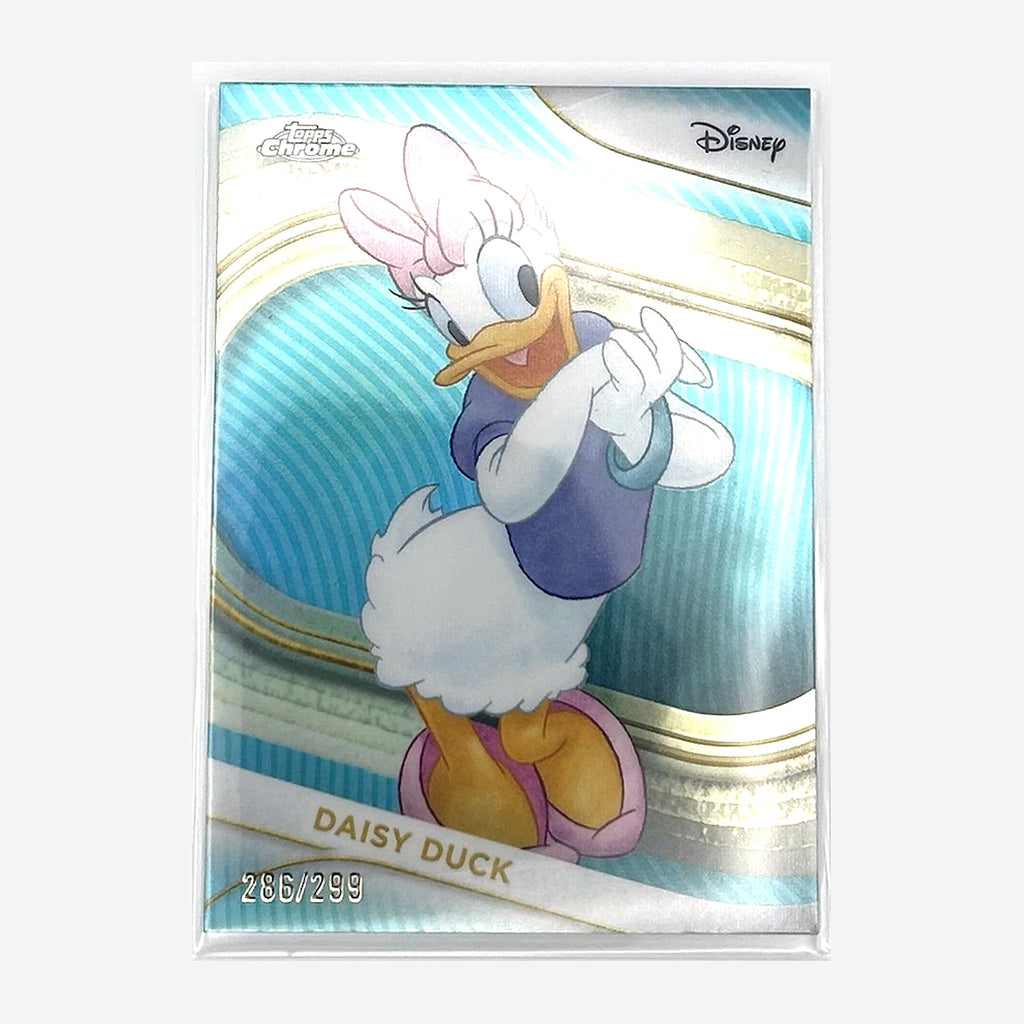 2025 Topps Chrome Disney Daisy Duck #40 Teal Refractor /299 front