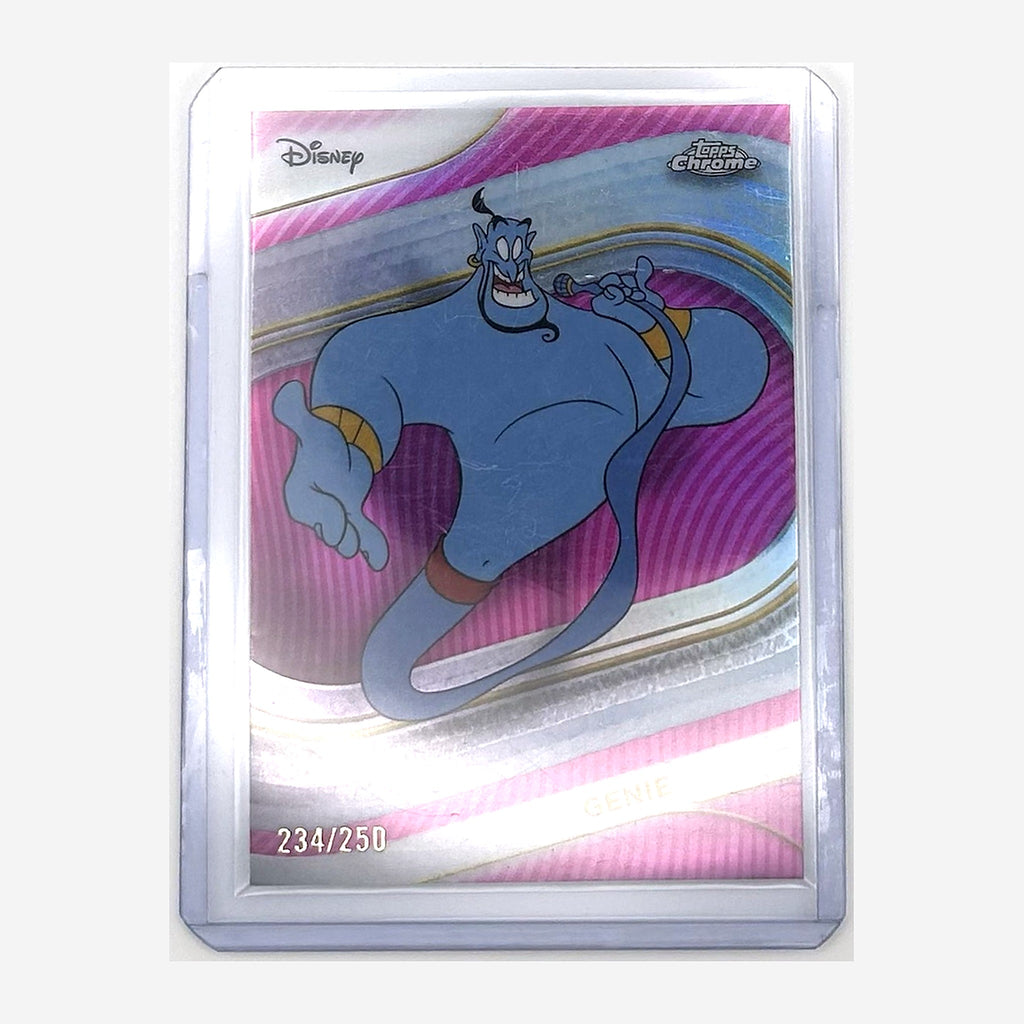 2025 Topps Chrome Disney Genie #183 Pink Refractor /250 front