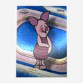 2025 Topps Chrome Disney Piglet #144 Blue Wave Refractor /150 front