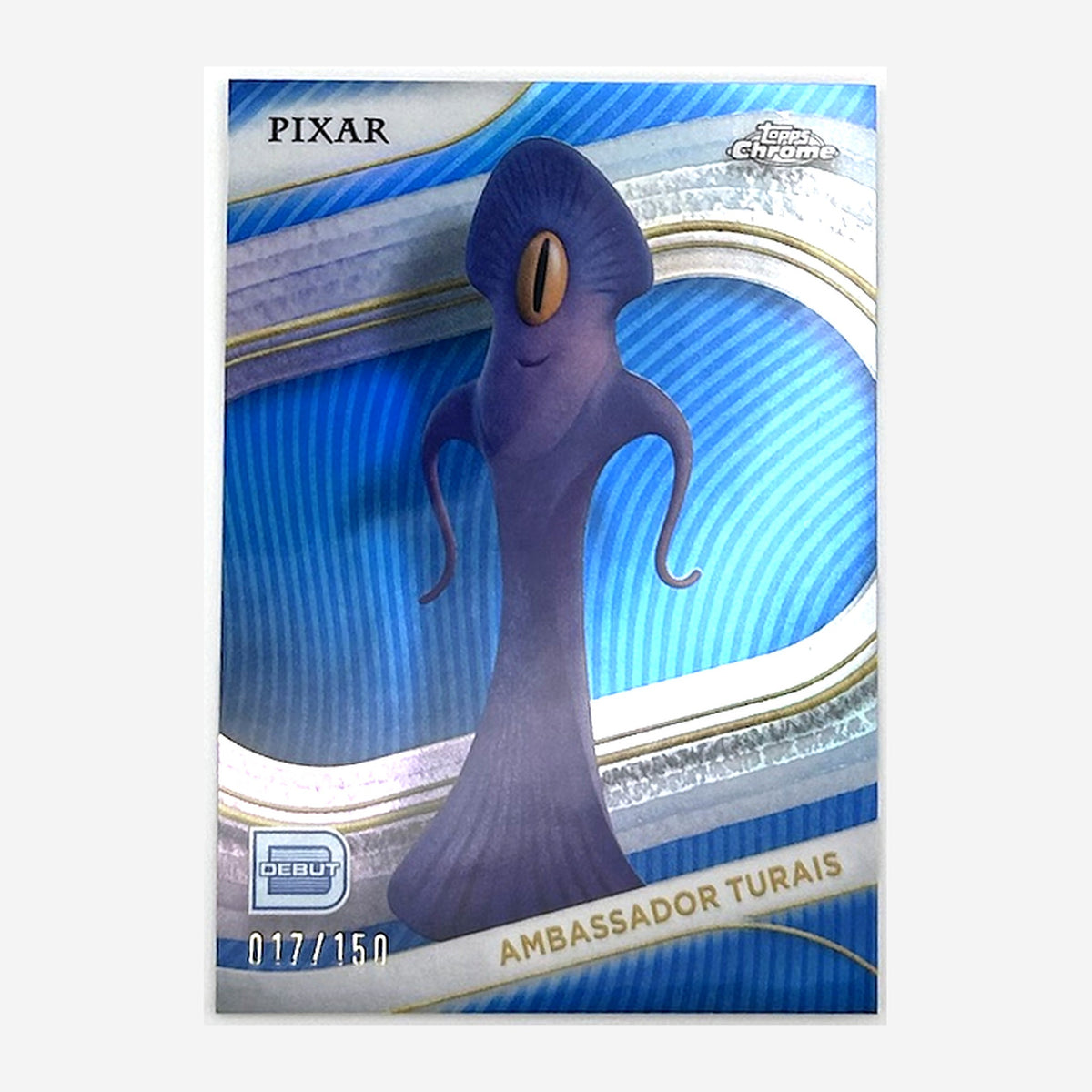 2025 Topps Chrome Disney Ambassador Turais #137 Debut Blue Refractor /150 front