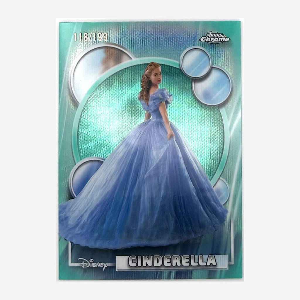 2026 Topps Chrome Disney Cinderella #179 Aqua Wave Refractor /199 front