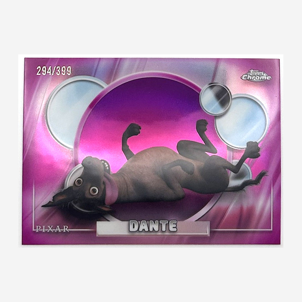 2026 Topps Chrome Disney Dante #123 Magenta Refractor /399 front