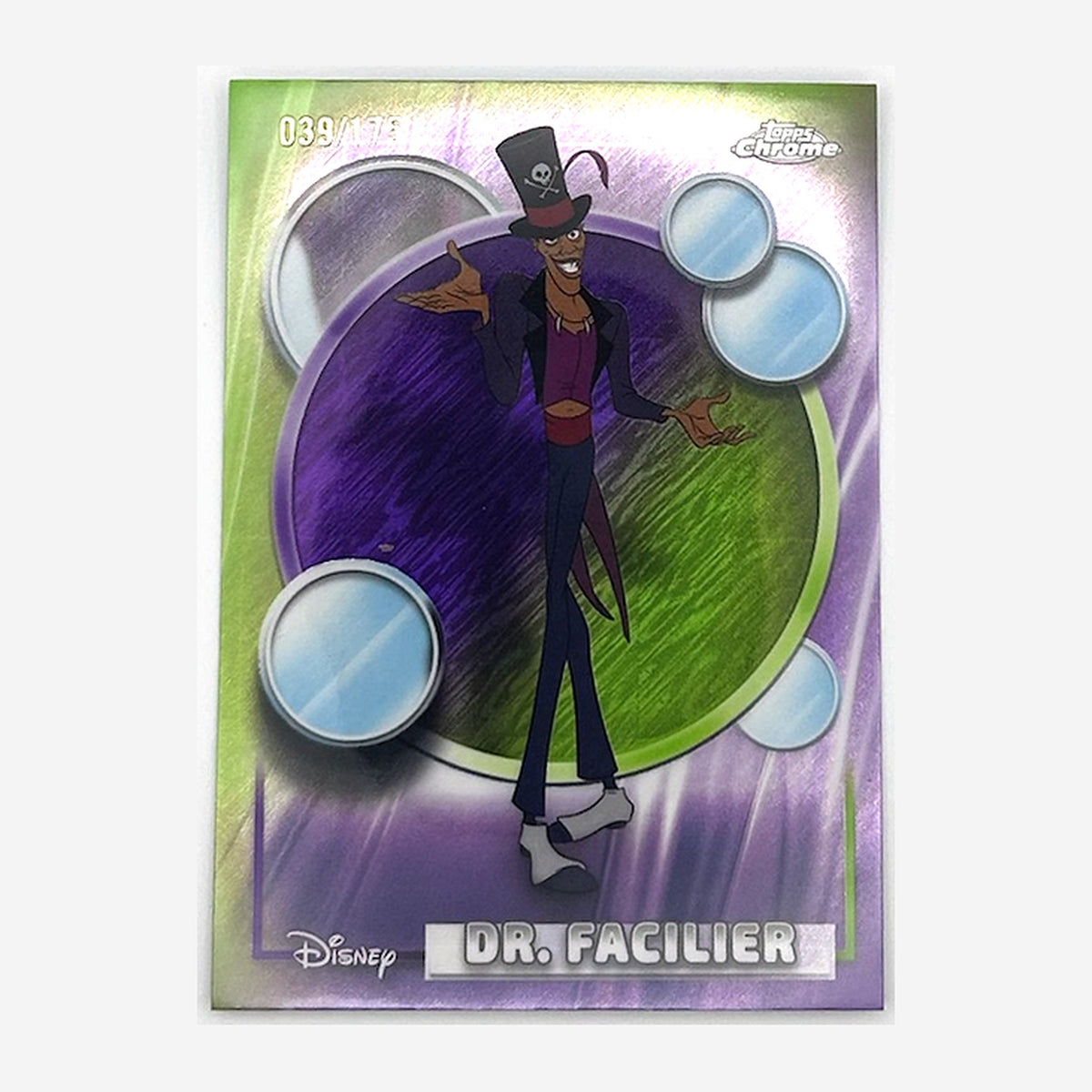 2026 Topps Chrome Disney Dr. Facilier #139 /175 front