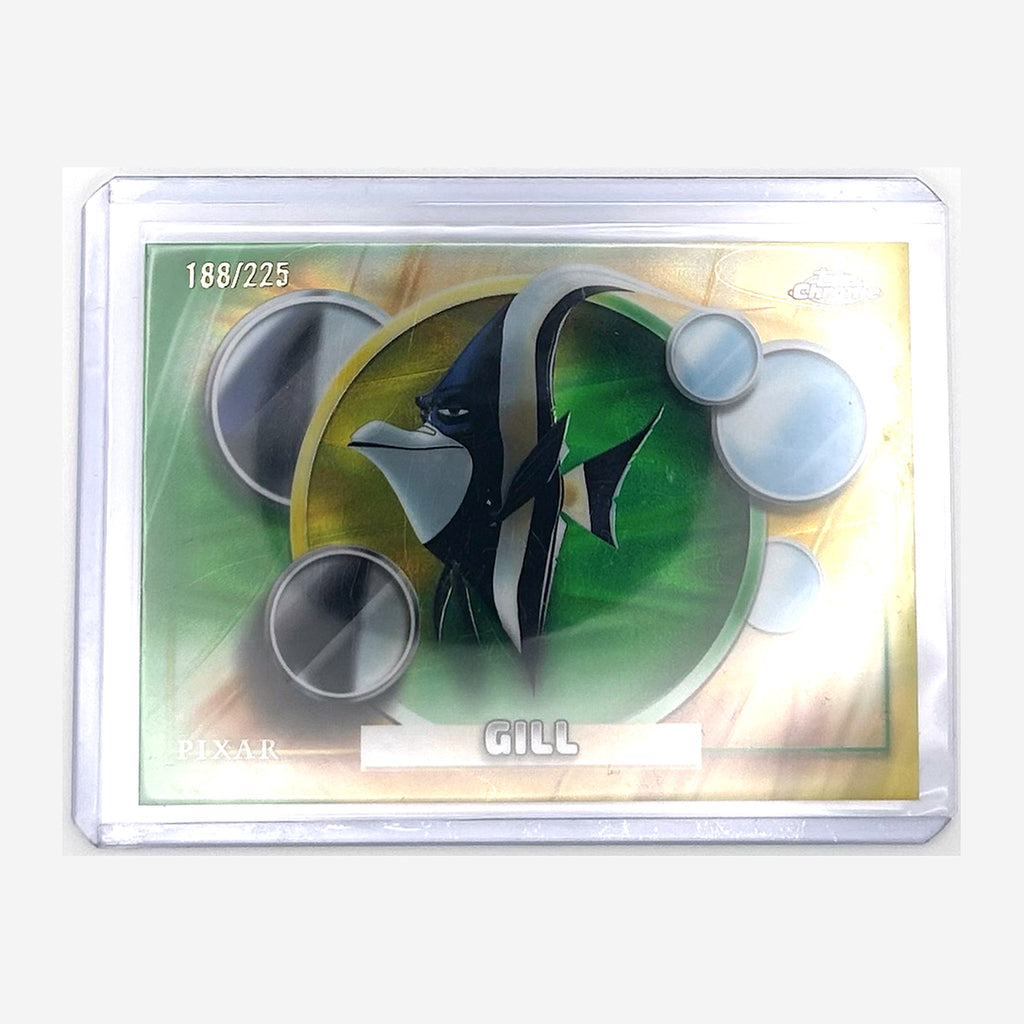 2026 Topps Chrome Disney Gill #93 Yellow & Green RayWave /225 front