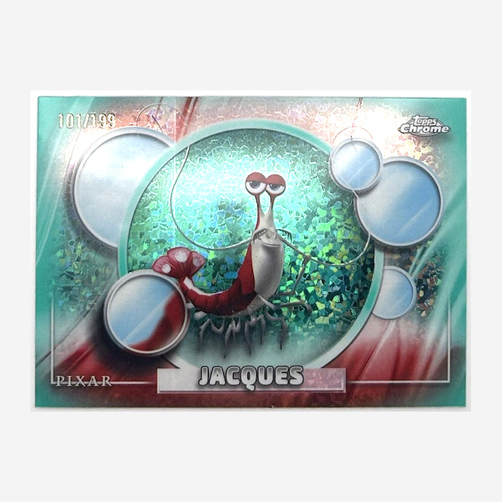 2026 Topps Chrome Disney Jacques #94 Aqua Mini-Diamond Refractor /199 front