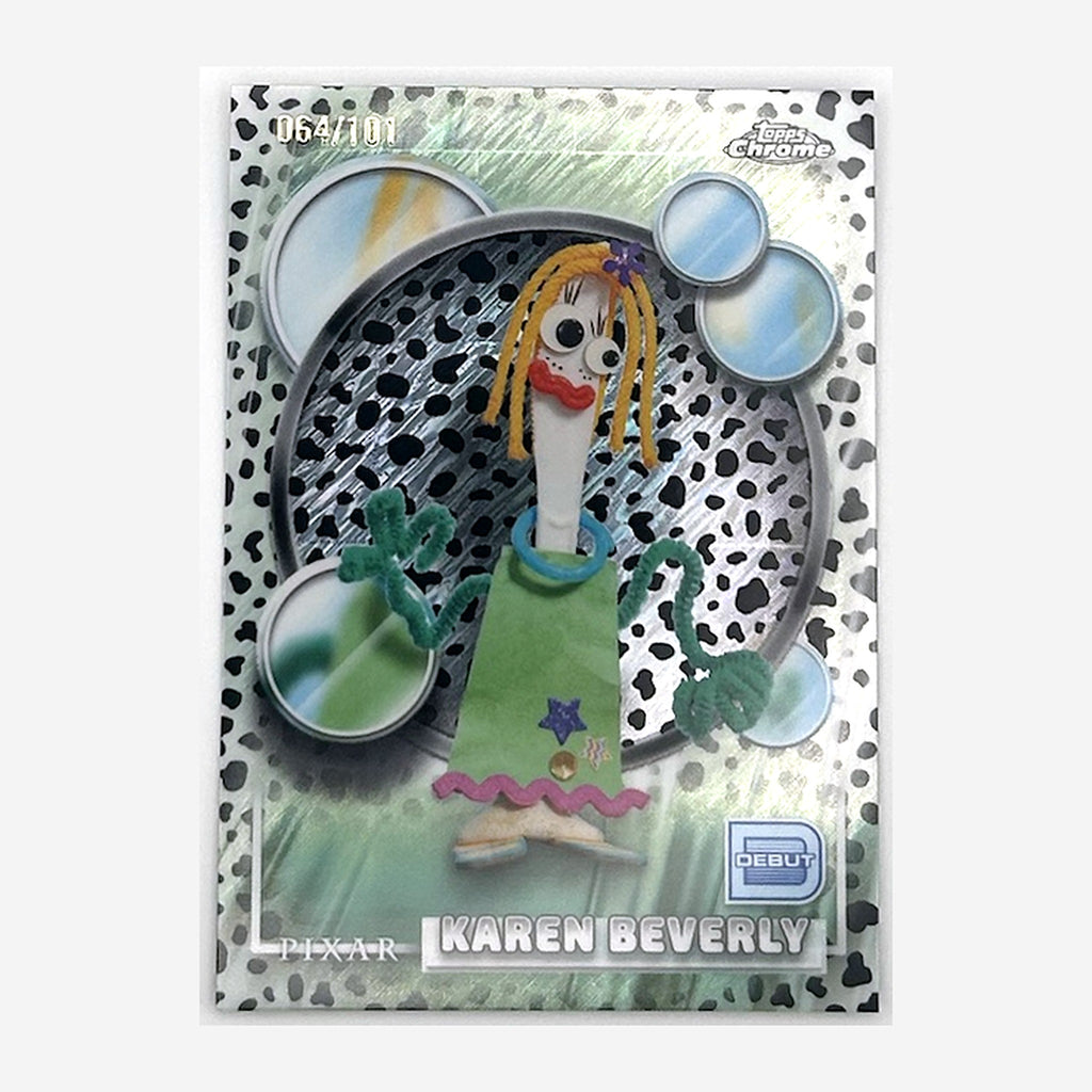 2026 Topps Chrome Disney Karen Beverly #193 Debut /101 front