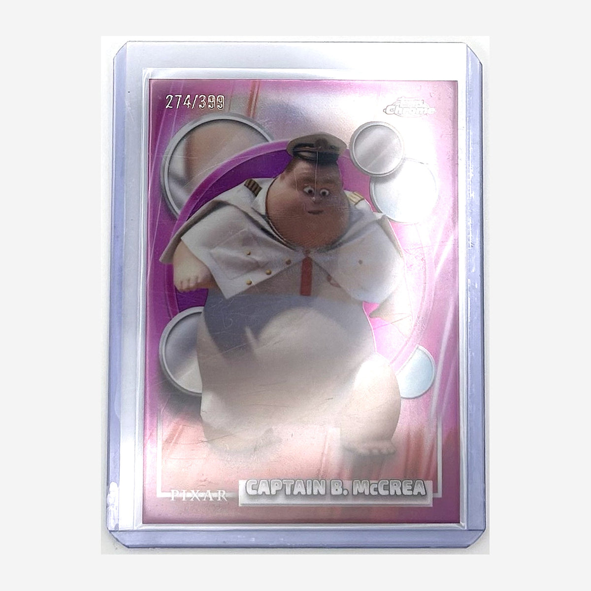 2026 Topps Chrome Disney Captain B. McCrea #144 Magenta Refractor /399 front