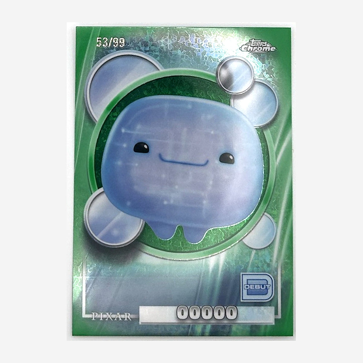2026 Topps Chrome Disney Ooooo #142 Debut Green Mini-Diamond Refractor /99 front