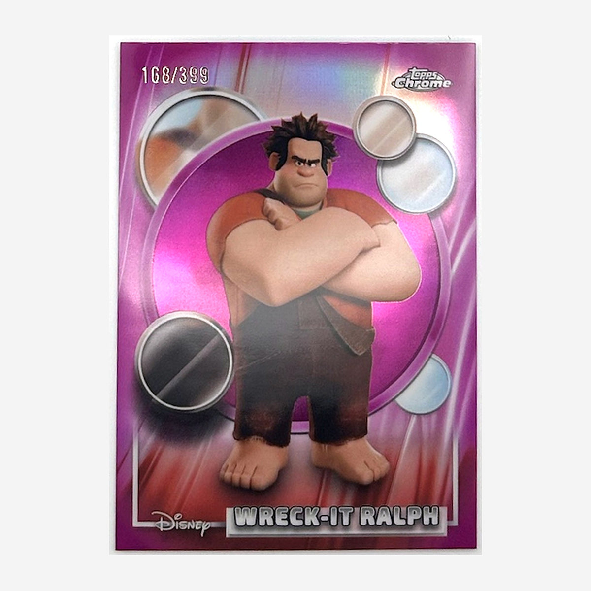 2026 Topps Chrome Disney Wreck-It Ralph #134 Magenta Refractor /399 front