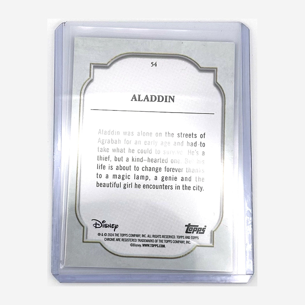 2024 Topps Chrome Sapphire Disney Aladdin #54 back