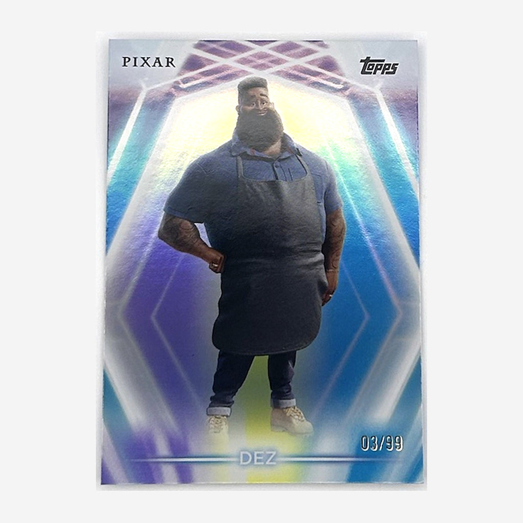 2026 Topps Disney Neon Dez #49 Purple/Yellow/Blue /99 front