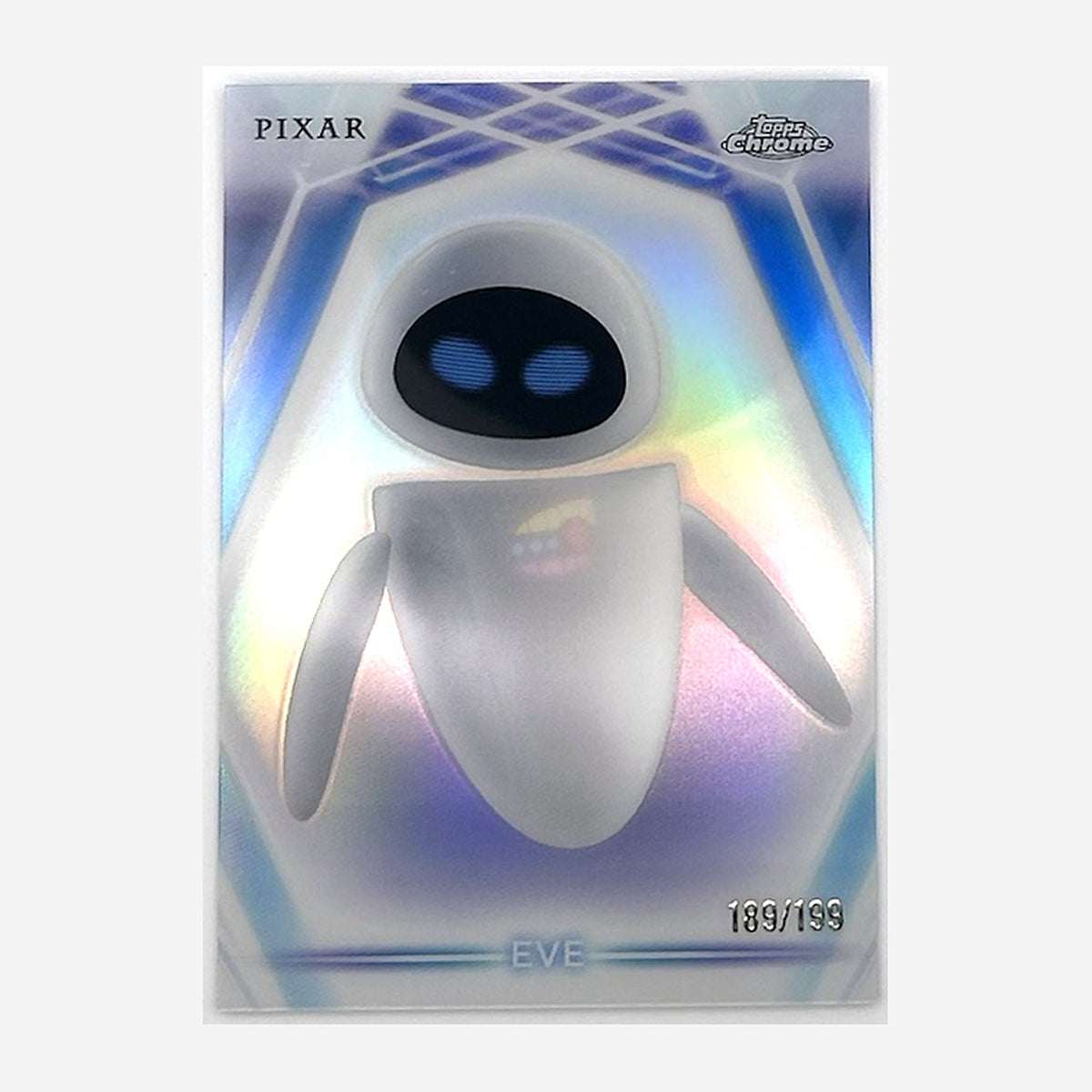 2026 Topps Disney Neon Chrome Neon-Etch EVE #CNE-20 Refractor /199 front