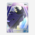 2026 Topps Disney Neon Maleficent #100 Purple/Yellow/Blue /99 front