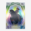 2026 Topps Disney Neon Mulan #75 Purple/Yellow/Blue /99 front