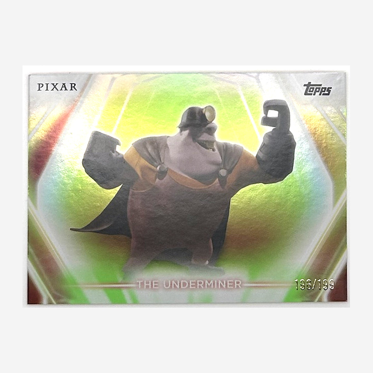 2026 Topps Disney Neon The Underminer #58 Green /199 front