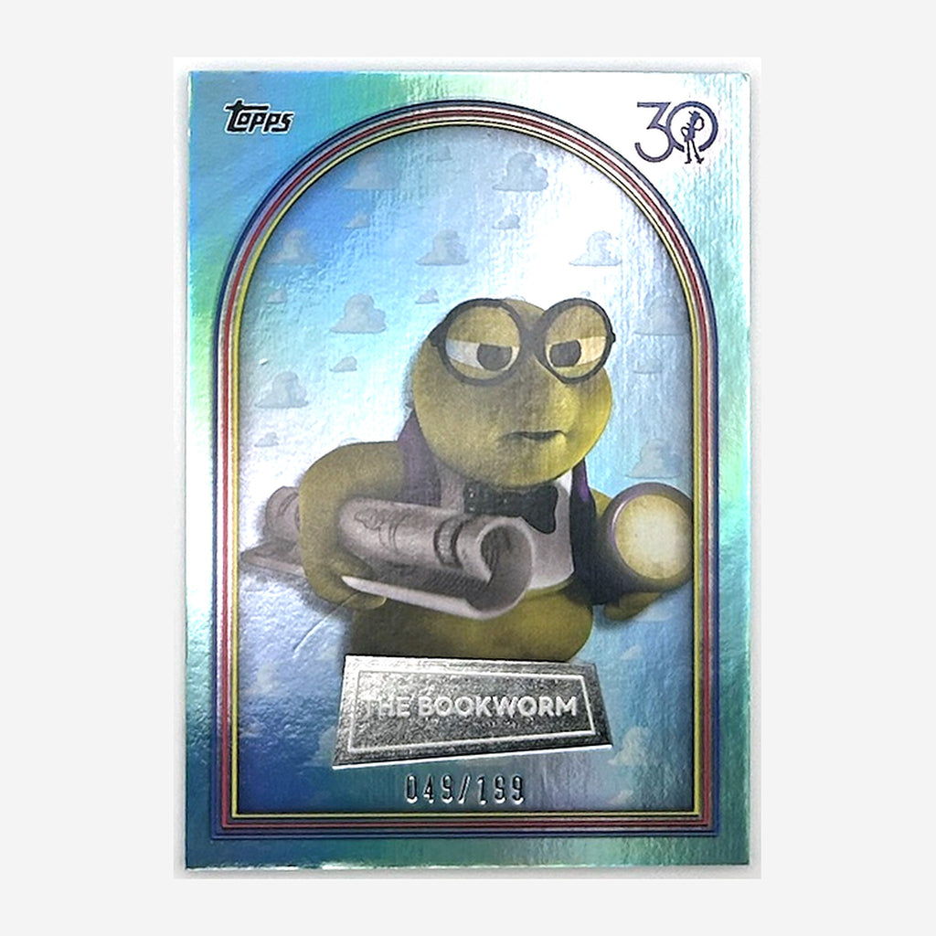 2025 Topps Toy Story 30 Years & Beyond The Bookworm #78 Aqua Foil /199 front