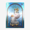 2025 Topps Toy Story 30 Years & Beyond Buttercup #71 Aqua Foil /199 front