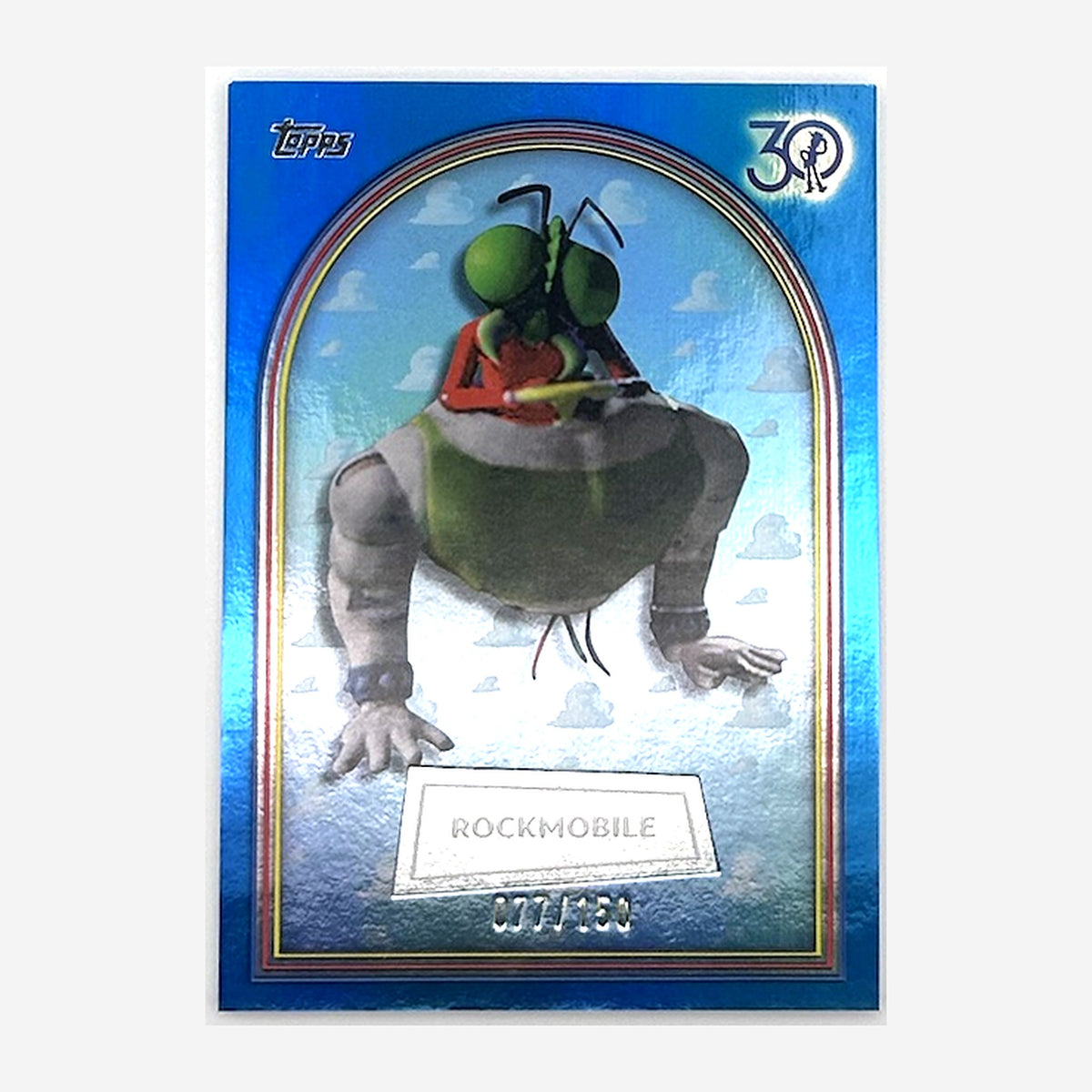 2025 Topps Toy Story 30 Years & Beyond Rockmobile #35 Blue Foil /150 front